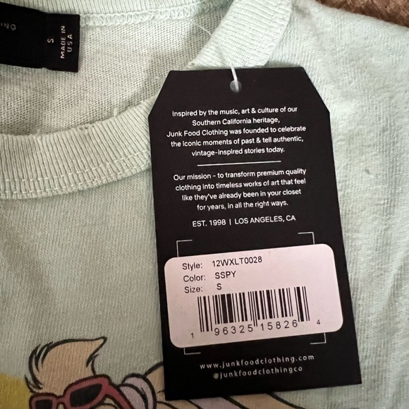 Junk Food Clothing Kids T-Shirt - Light Green - Picture 2 of 3